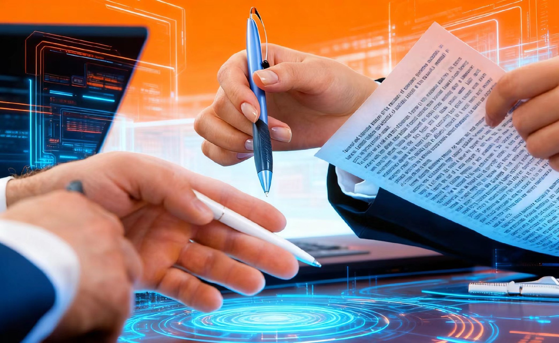 填写加盟意向表